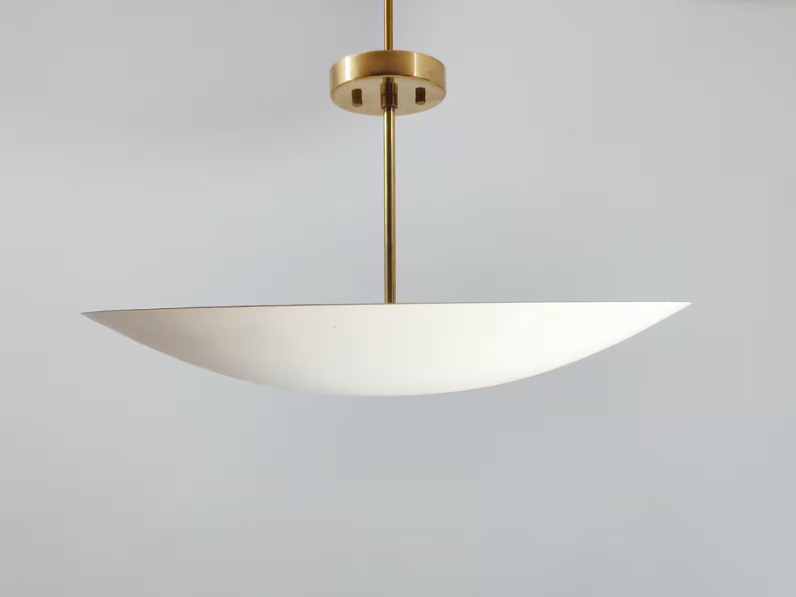 1950's Mid Century Elegant Ceiling Flush mount Light | Pendant Mid Century Modern Brass Disk Sputnik Chandelier light Fixture
