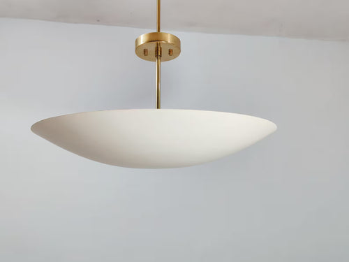 1950's Mid Century Elegant Ceiling Flush mount Light | Pendant Mid Century Modern Brass Disk Sputnik Chandelier light Fixture