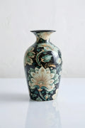 Vase with printed flower design