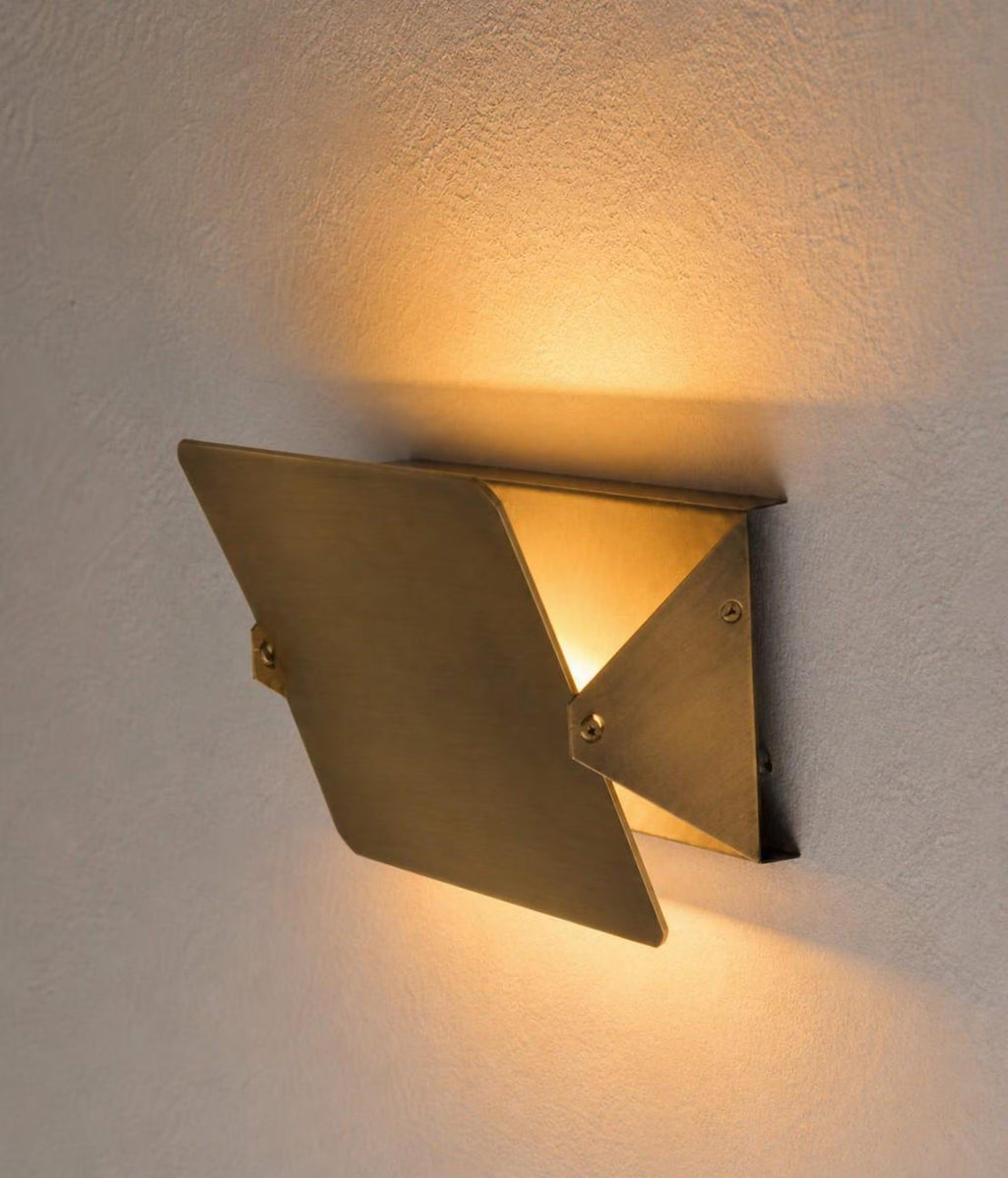 Mid Century Charlotte Wall Light Solid Brass Sconce Light with Rotating Face, Based on a 1960s French Classic