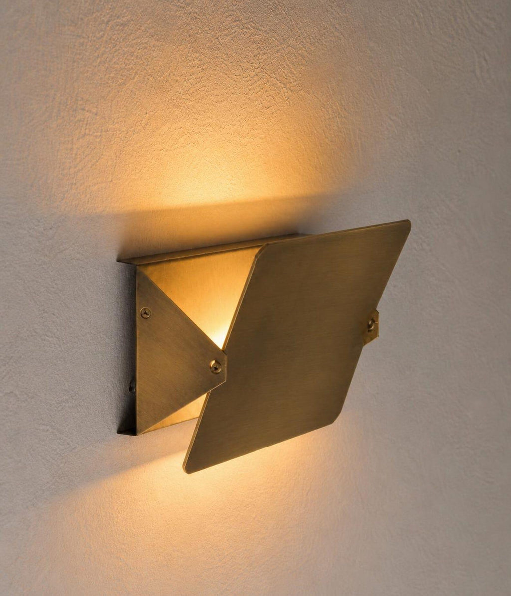 Mid Century Charlotte Wall Light Solid Brass Sconce Light with Rotating Face, Based on a 1960s French Classic